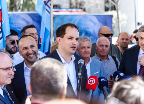 Fotografija 20 - Plenković u Šibeniku: 'Uvjeren sam da će 9. izborna jedinica dati najveći obol ukupnoj pobjedi HDZ-a'