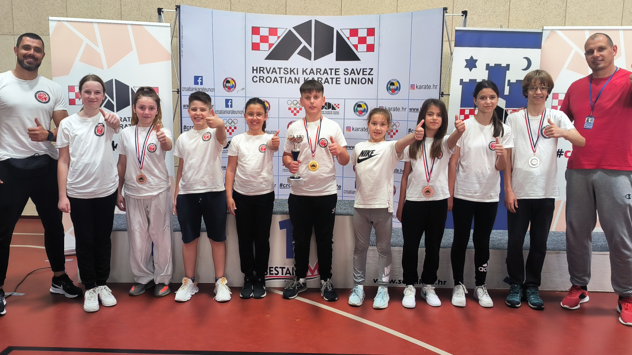 Četiri medalje za Karate klub Šibenik 1066 na Kupu Hrvatske za mlađe uzraste