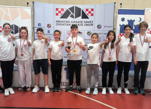 Četiri medalje za Karate klub Šibenik 1066 na Kupu Hrvatske za mlađe uzraste