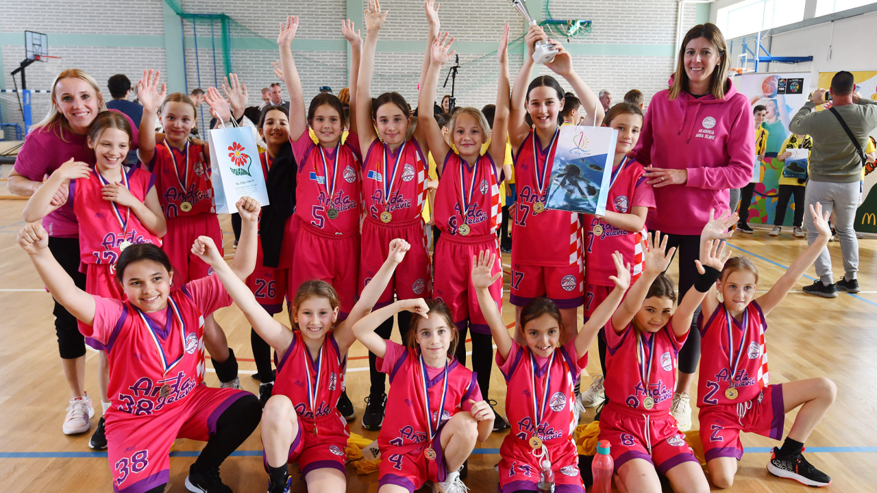 Mlade košarkašice KA Anđa Jelavić prvakinje Dalmacije do 11 godina, dvije igračice u petorci turnira!