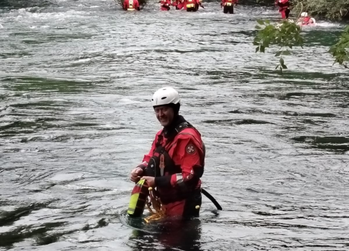 Fotografija 3 - Na Krki održana vježba spašavanja na vodama i u poplavama