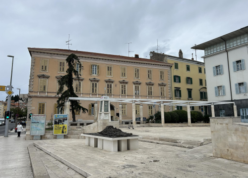 Fotografija 2 - Stablo ispred Gradske uprave kapituliralo pred pilom: 'Počelo se sušiti pa smo uklonili zbog sigurnosti'