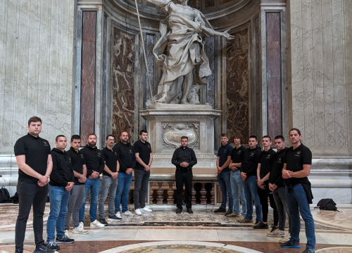 Fotografija 3 - Vodički žudije na hodočašću u Vatikanu, prisustvovali su i audijenciji s papom