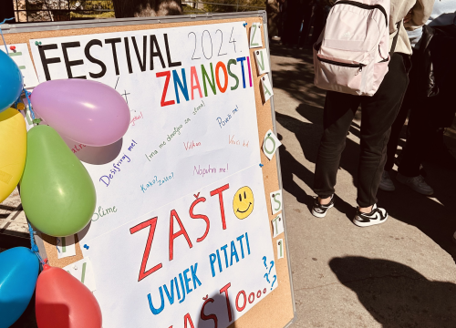 Fotografija 4 - Djeca iz vrtića Kućica na Festivalu znanosti