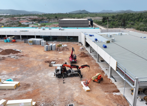 Fotografija 4 - Gradi se novi trgovački centar na ulazu u Vodice