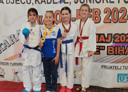 Fotografija 9 - Čak 40 medalja karataša KK Šibenik 1066 na Kupu prijateljstva u Bihaću