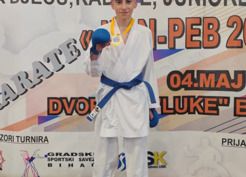 Fotografija 13 - Čak 40 medalja karataša KK Šibenik 1066 na Kupu prijateljstva u Bihaću