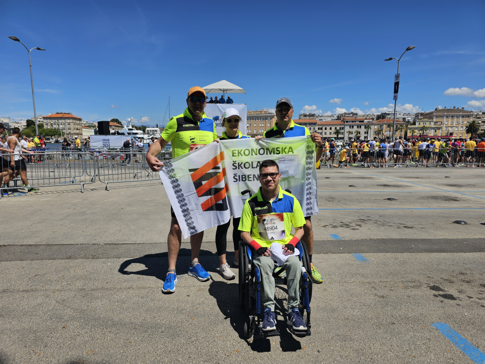 Učenik Antonio Šaršanski sudjelovao u utrci Wings for Life World Run 2024. u Zadru
