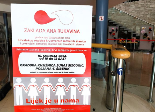 Zaklada Ana Rukavina poziva Šibenčane na akciju upisa u Hrvatski registar