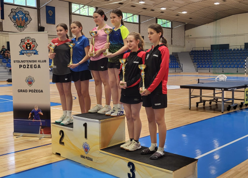 Fotografija 3 - Stolnotenisačice STK Šibenik viceprvakinje Hrvatske