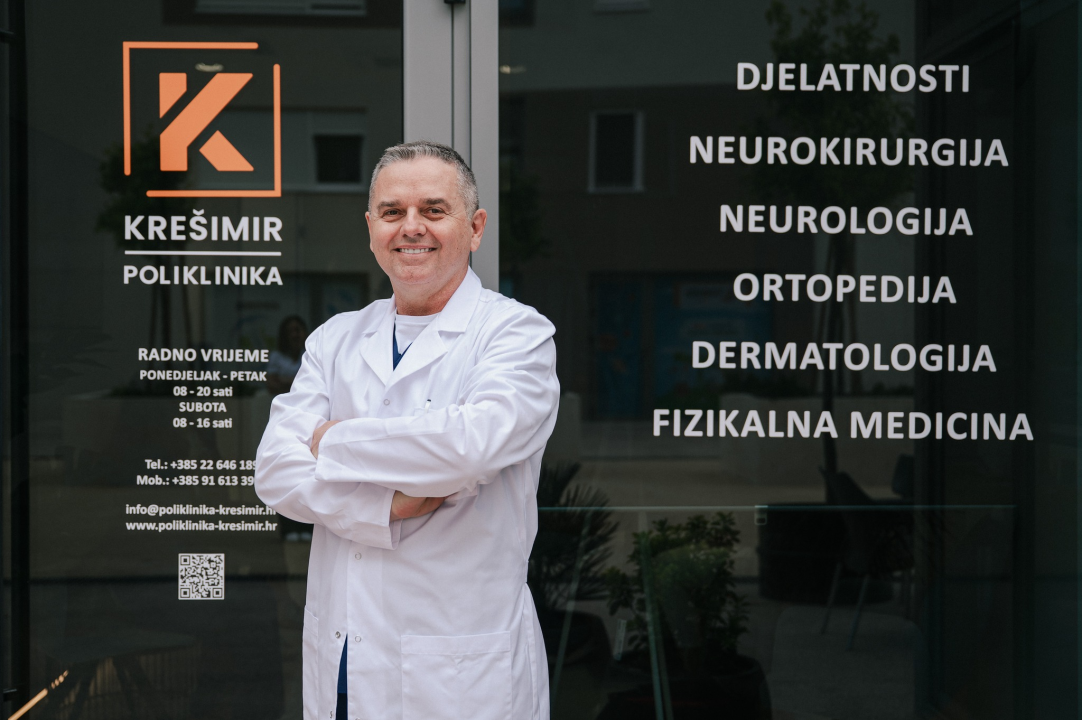 Prof. dr. sc. Krešimir Rotim: Neurokirurgija je danas prešla u SF, a Šibenik je moje poslovno i obiteljsko opredjeljenje