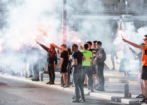 Fotografija 3 - Šibenik dočekao svoje heroje u narančastom: 'Carević ostaje, sezona time završena'
