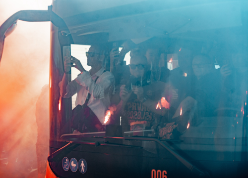 Fotografija 5 - Šibenik dočekao svoje heroje u narančastom: 'Carević ostaje, sezona time završena'