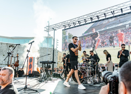 Fotografija 11 - Šibenik dočekao svoje heroje u narančastom: 'Carević ostaje, sezona time završena'