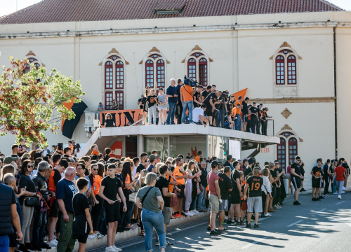 Fotografija 12 - Šibenik dočekao svoje heroje u narančastom: 'Carević ostaje, sezona time završena'