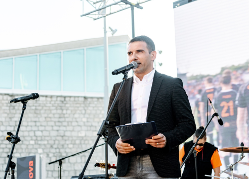 Fotografija 20 - Šibenik dočekao svoje heroje u narančastom: 'Carević ostaje, sezona time završena'