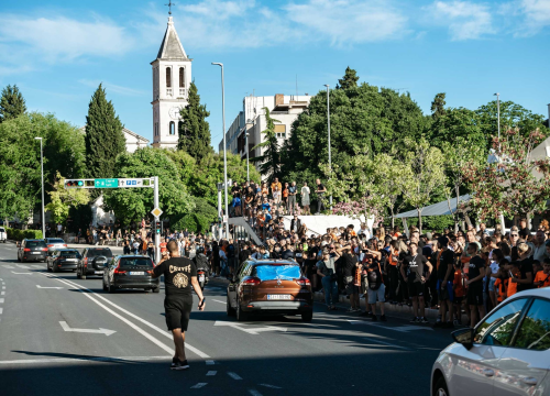 Fotografija 56 - Šibenik dočekao svoje heroje u narančastom: 'Carević ostaje, sezona time završena'