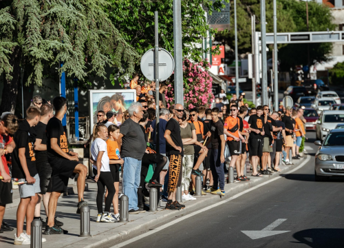 Fotografija 58 - Šibenik dočekao svoje heroje u narančastom: 'Carević ostaje, sezona time završena'