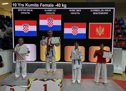 Fotografija 3 - Lili Klarin karate trenira tri i pol godine, a s turnira se nikad nije vratila bez medalje