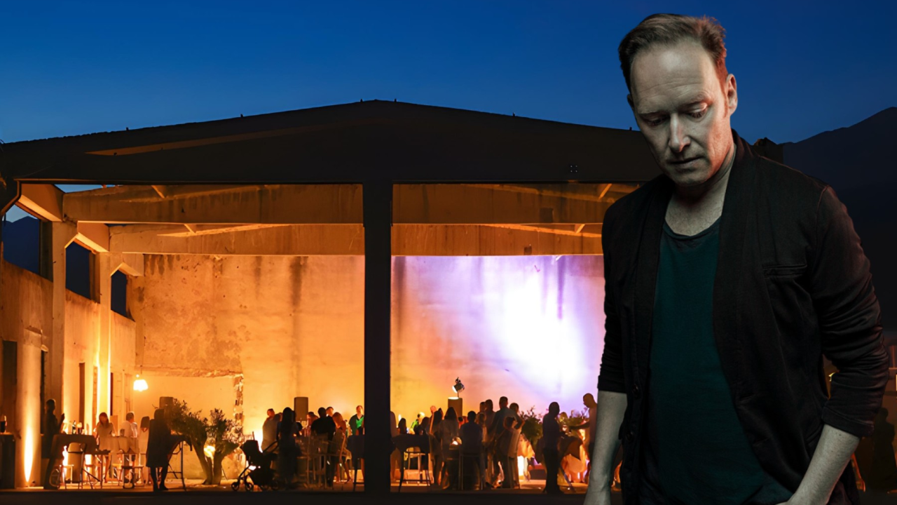 Ovo je poziv na ples u starom rudniku boksita gdje nastupaju Mayer, Molnar i Holandez