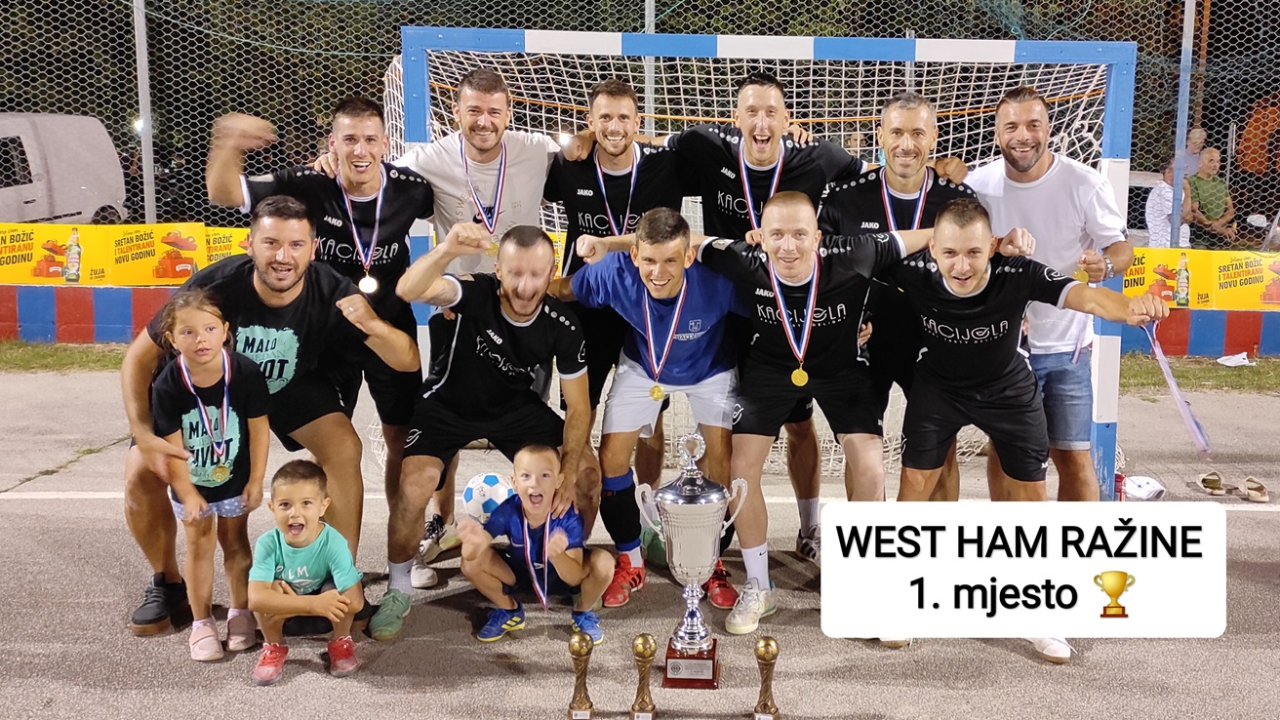 West Ham Ražine osvajač jednog od najvažnijih malonogometnih turnira u županiji