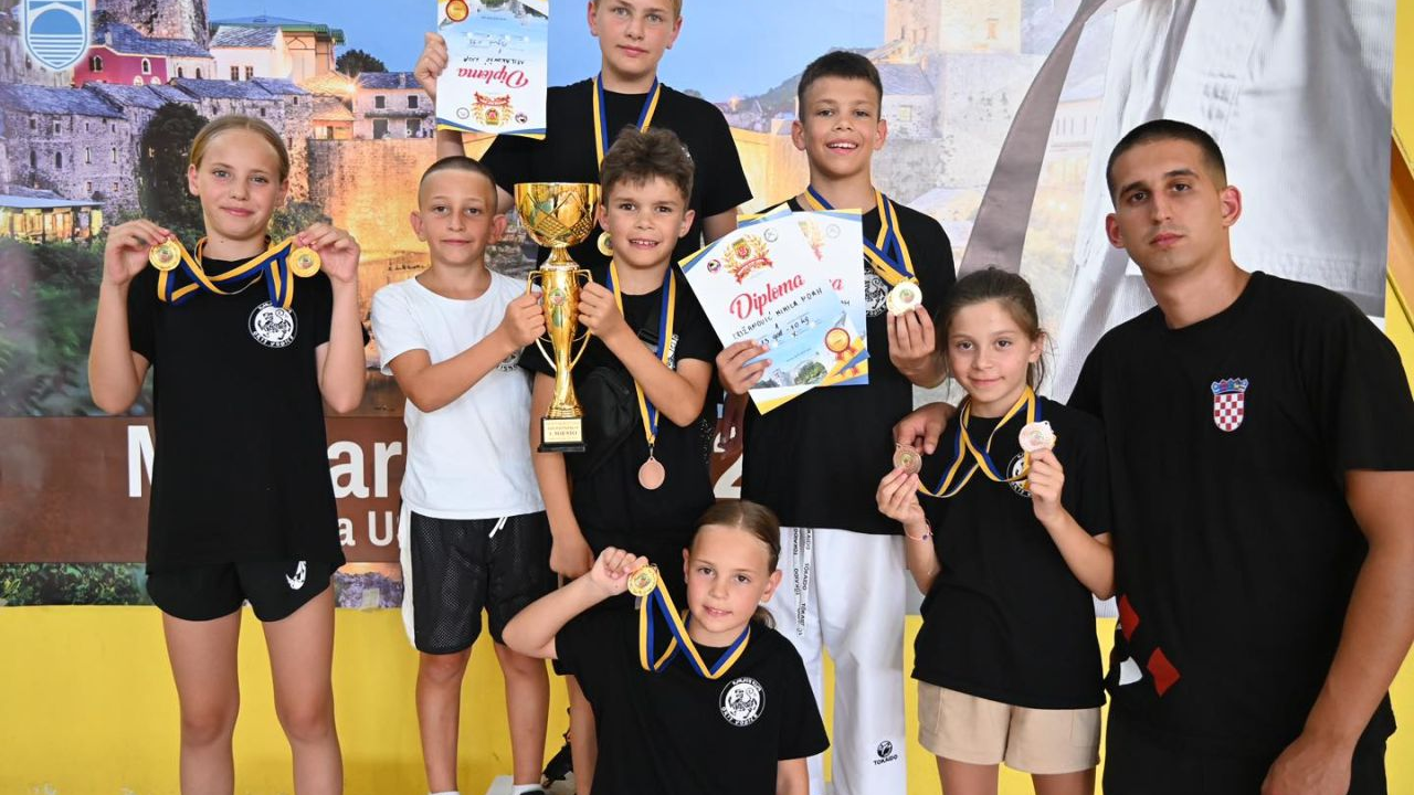 Tišnjanski karataši iz Mostara se vratili s deset medalja