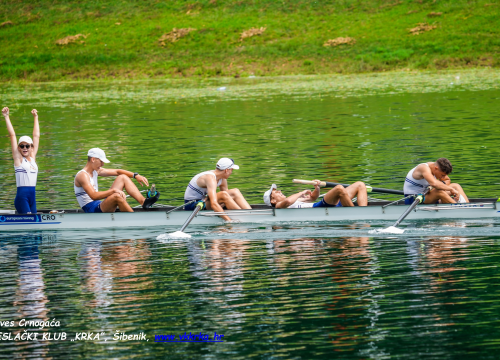Osmerac i četverac sa mlađih juniora prvaci države, juniori 2. u četvercu sa i bez, Rita Ukić 3. u kadetskom skifu