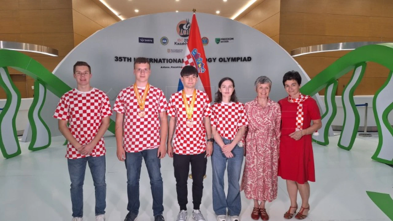 Hrvatskim učenicima dvije bronce na Međunarodnoj biološkoj olimpijadi u Kazahstanu