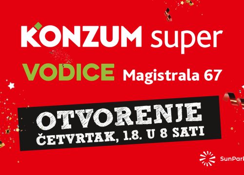 Vodičani dobivaju novog susjeda: Super Konzum u sklopu centra SunPark