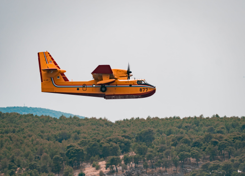 Fotografija 2 - Preko 120 vatrogasaca bori se s požarom: 'Postoji šansa da se proširi u pravcu Dubravica i NP Krka'