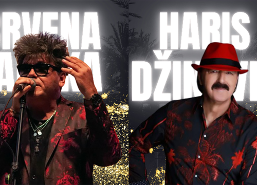 Crvena Jabuka i Haris Džinović: Vrhunska zabava ovaj vikend u NoStressu na Brodarici!