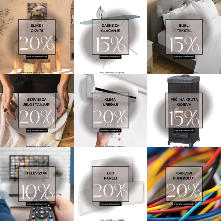 Vrhunski popusti čekaju vas i ovaj mjesec u Eri Commerce u Njivicama