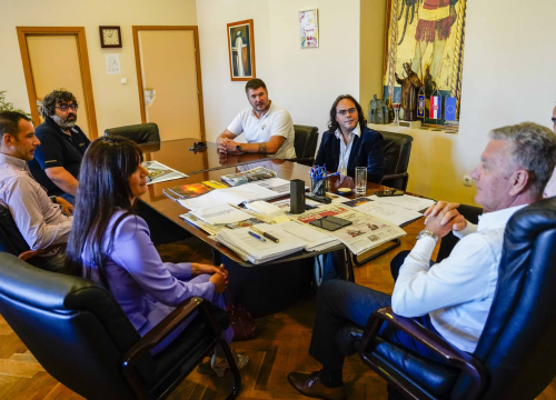 Fotografija 3 - Burić primio izaslanstvo francuskog grada-prijatelja Voirona