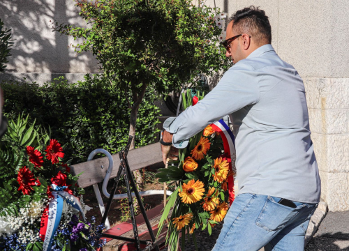 Fotografija 7 - Položeni vijenci za vatrogasce poginule u Domovinskom ratu