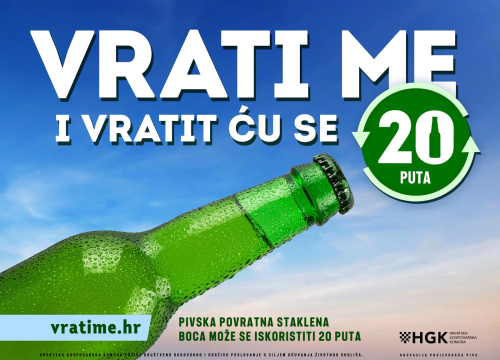 Fotografija 5 - Započela je kampanja 'Vrati me' koja ističe dobrobiti povratne pivske staklene boce