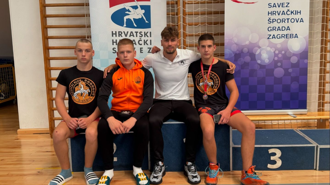 Šibenski hrvač Jakov Bulat brončani na Prvenstvu Hrvatske U15
