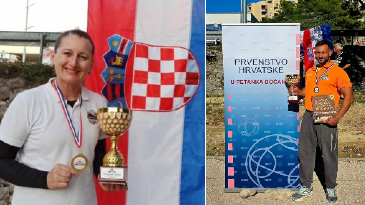 Svestrani sportaši Krešimir Ivančević i Branka Bilandžija pojedinačni prvaci Hrvatske u petanci