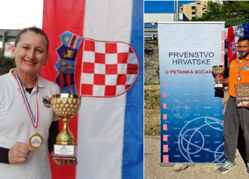 Svestrani sportaši Krešimir Ivančević i Branka Bilandžija pojedinačni prvaci Hrvatske u petanci