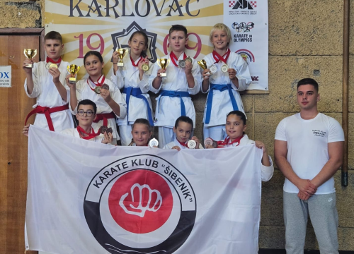 Karate klub Šibenik najuspješniji klub 'Karlovac Opena' u katama