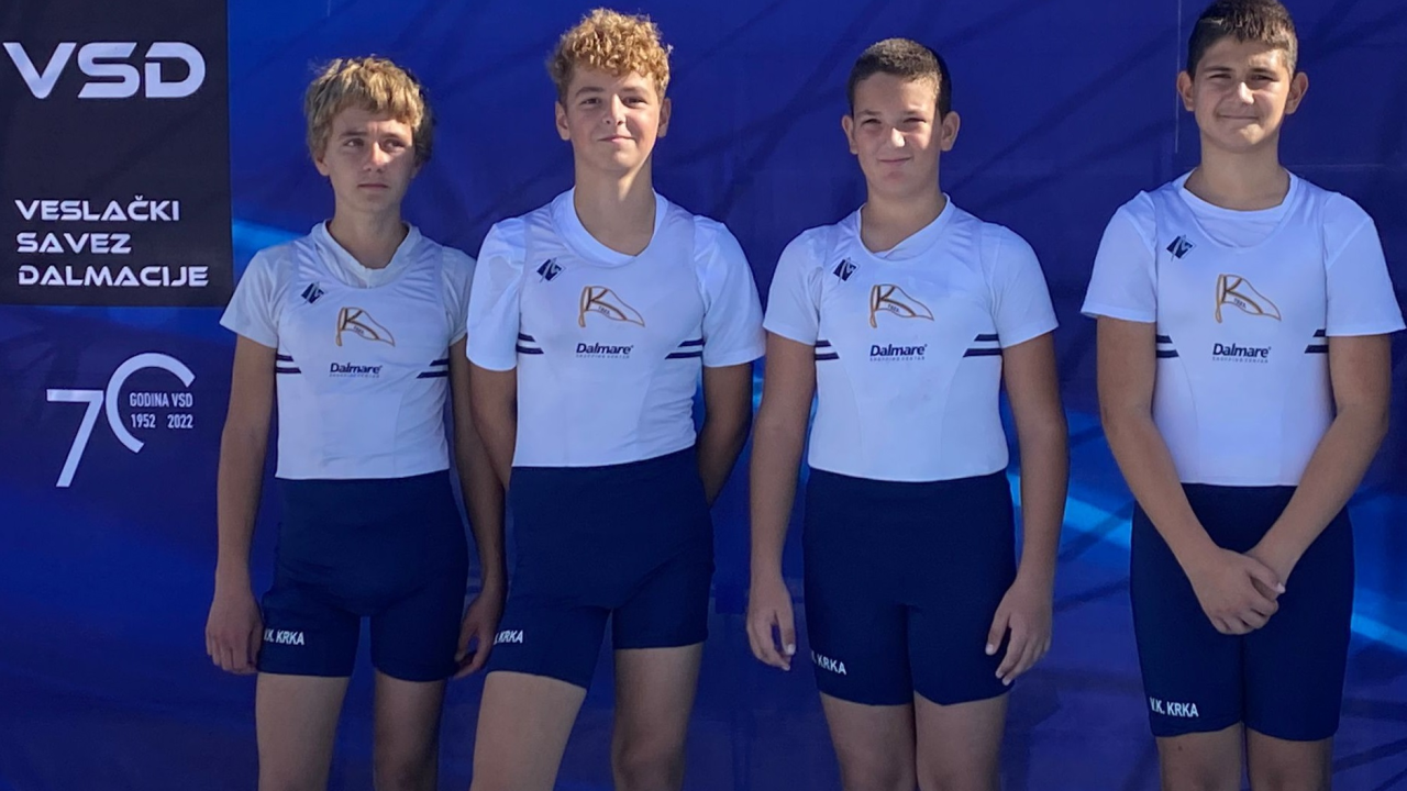 Najmlađi krkaši veslali na Pagu i vratili se sa zlatom, srebrom i broncom