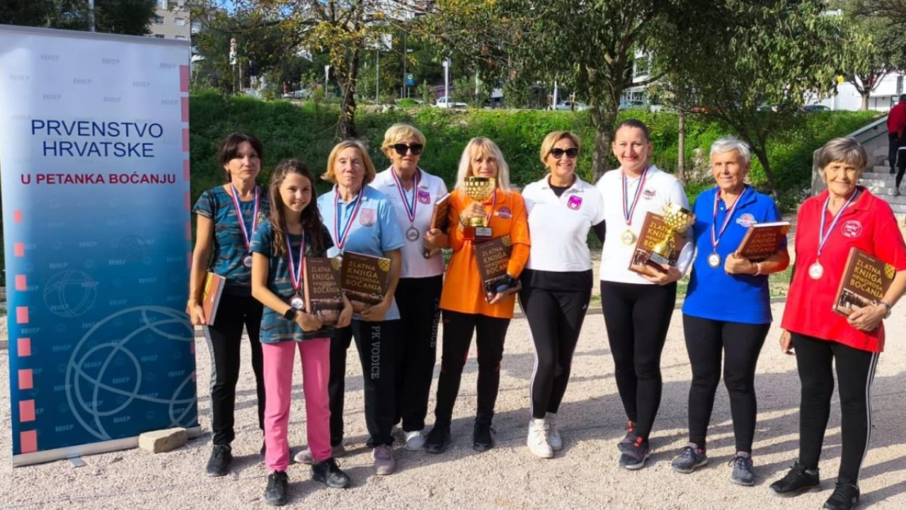 Branka Bilandžija i Ida Čekić prvakinje Hrvatske u petanci za parove