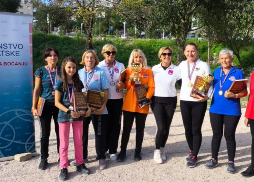 Branka Bilandžija i Ida Čekić prvakinje Hrvatske u petanci za parove