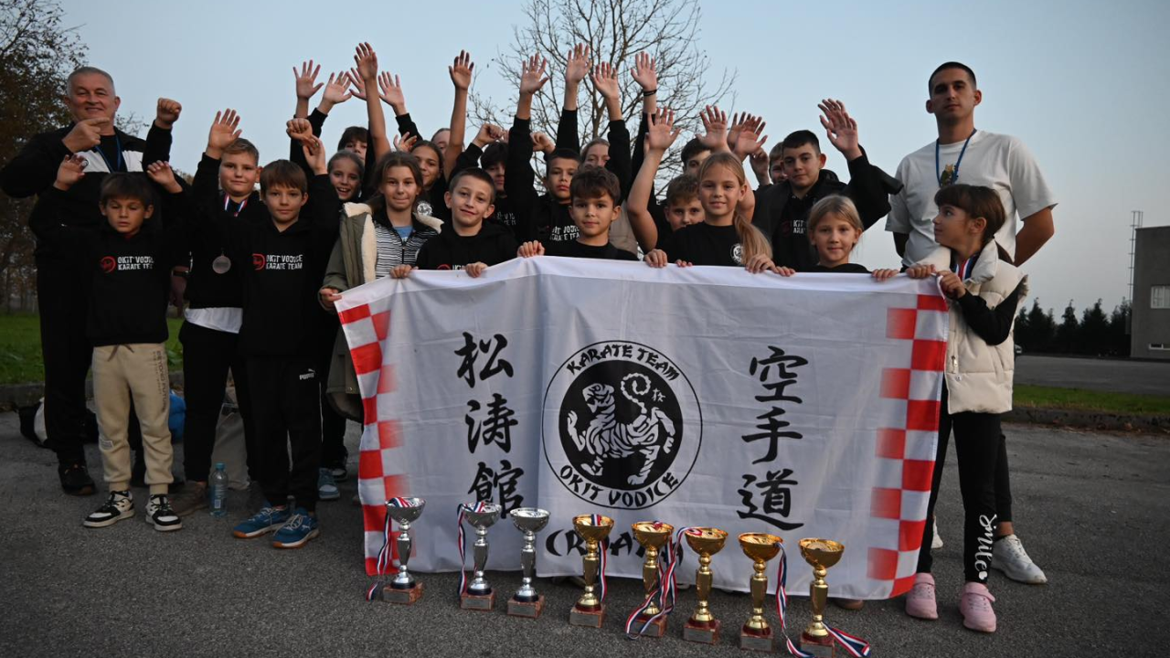 Karate klub Okit Vodice među tri najbolja kluba u zemlji