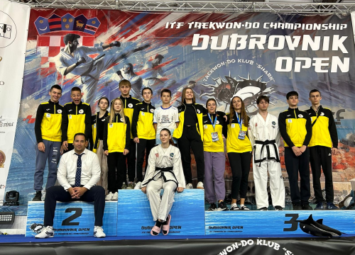Taekwondo klub Solaris sa 14 članova uzeo u Dubrovniku 14 medalja, od čega četiri seniorske