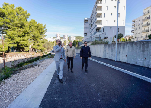 Fotografija 2 - Nova cesta na Biocima uskoro će biti puštena u promet, a iz Grada najavili nove projekte