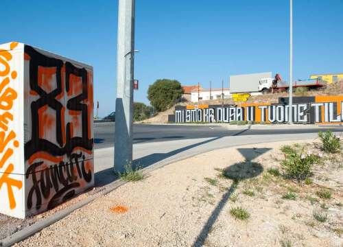 Fotografija 17 - Šibenik diše narančasto: Kvartovi postaju galerije za navijačku umjetnost