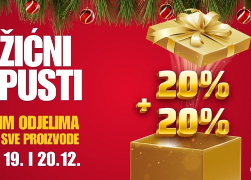 Fotografija 2 - Nevjerojatno, ali istinito! Blagdanska akcija na svih 11 odjela s 50.000 artikala