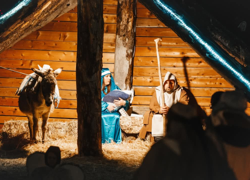 Fotografija 2 - U Čavoglavama uprizorene žive jaslice. Pogledajte kako je bilo