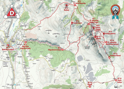 Fotografija 3 - Planinarima iz Šibenika i Knina vrijedno priznanje za uspostavu PO Dinara