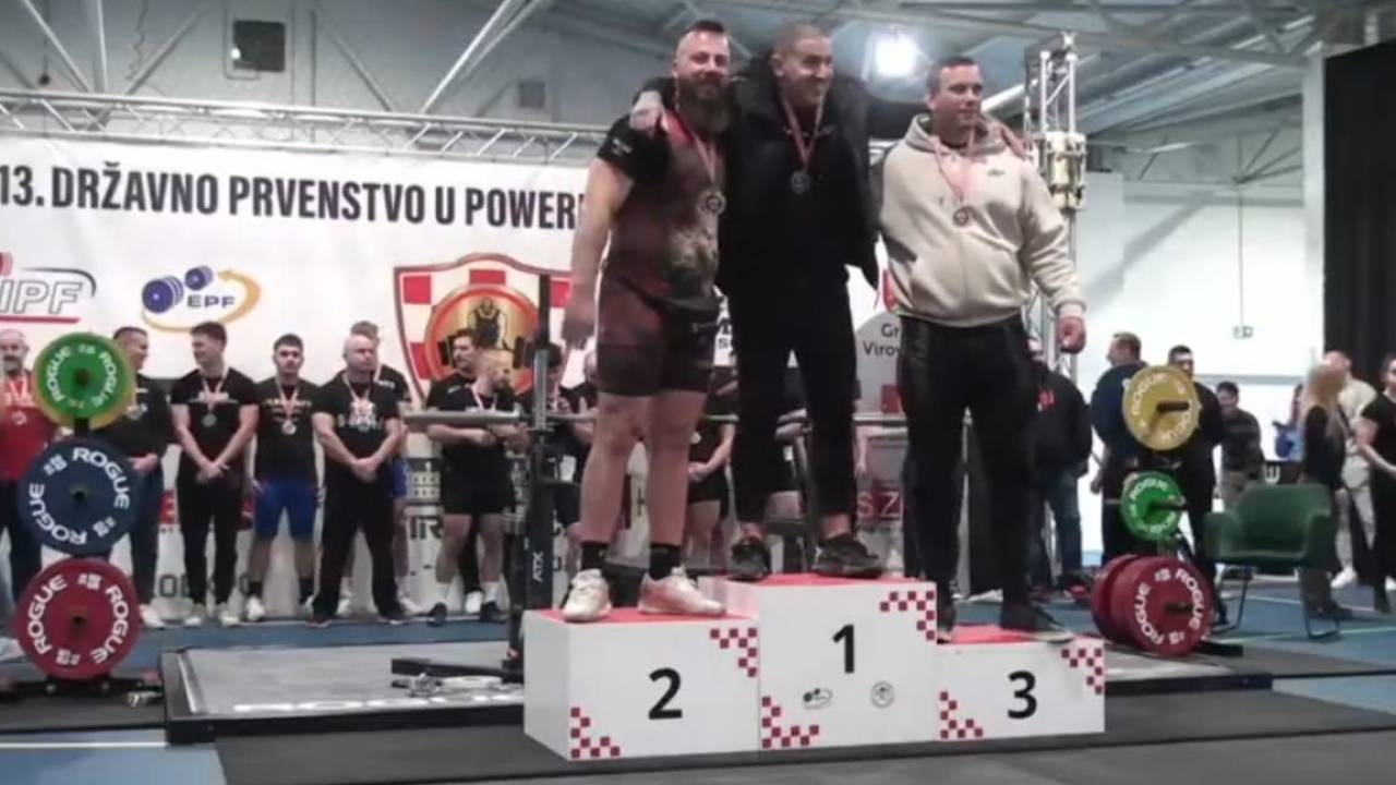 Powerlifting klub Šibenik u Virovitici osvajao naslove državnih prvaka, Ivani Žonji rekordi u svim disciplinama